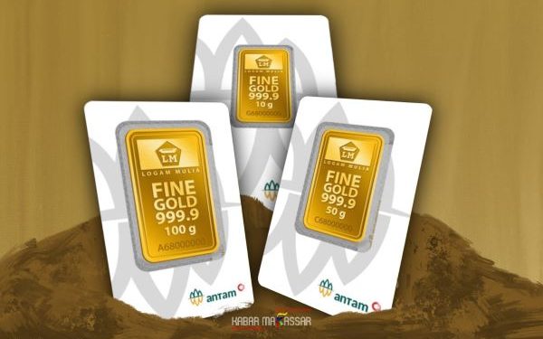 Harga Emas Pegadaian Hari Ini Antam dan UBS Mengalami Penurunan